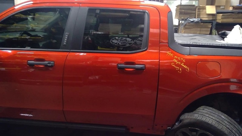 Driver Rear Side Door With Keyless Entry Pad Fits 22-25 MAVERICK PICKUP 1800639