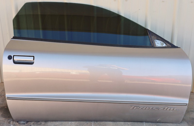1993-2002 Firebird Trans Am WS6 RH Pass Side Door Assembly Glass Pewter OEM GM