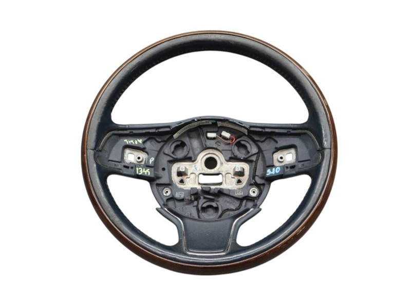 10-15 Jaguar XJ XJL X351 Steering Wheel Black AW933F563GF Oem