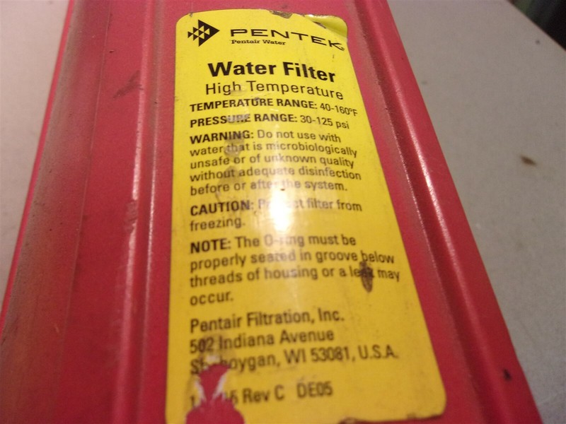 Pentek DE05 Water Filter*FREE SHIPPING*