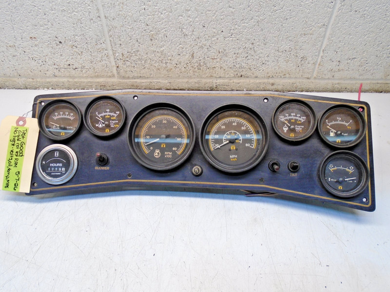 O1 Dashboard Panel w/ Teleflex Gauges Boat MPH RPM Fuel Oil Volts Temp Trim Etc
