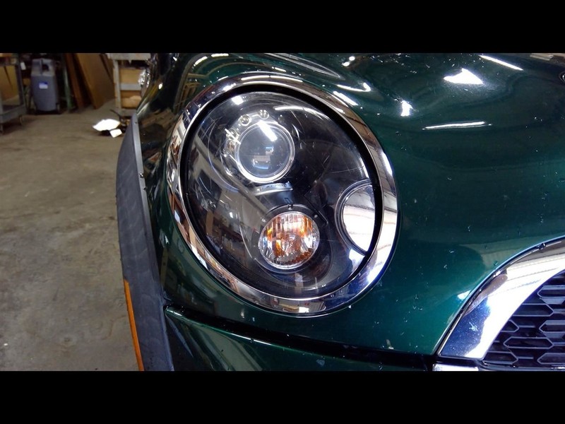 Passenger Headlight Coupe Xenon HID Black Housing Fits 11-15 MINI COOPER 1488345