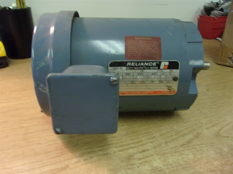 Reliance Electric Duty master AC Motor G770089BM 1/2HP 3Ph 1800 RPM