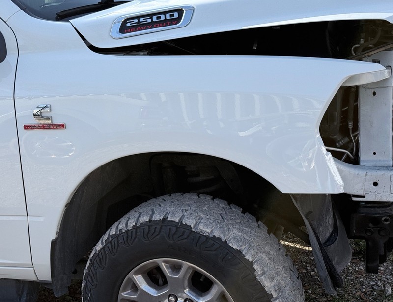 ✅ 2019-2026 RAM 2500 3500 OEM FRONT RIGHT FENDER PANEL White PW7 FLARE MOLDING