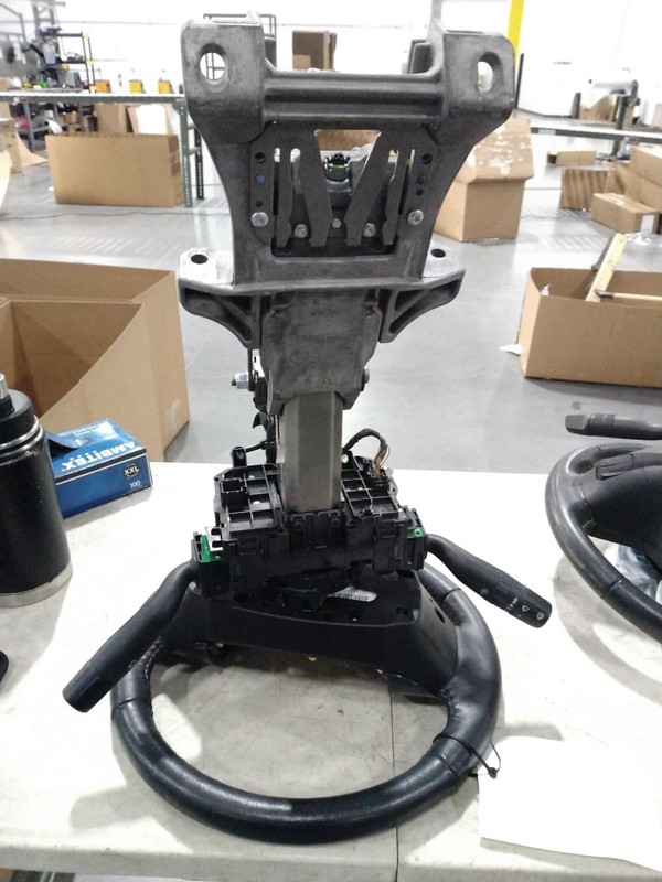 2018 Ford Explorer OEM Used Steering Column White 56k Miles DB5Z3C529S
