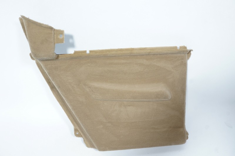 07-10 BMW X5 REAR LEFT DRIVER SIDE TRUNK COVER PANEL CARPET LIKE NEW BEIGE OEM