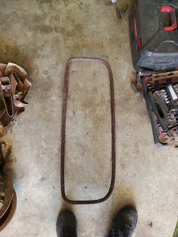 1948 chevy fleetmaster InteriorRear Window Moulding Trim 2 door