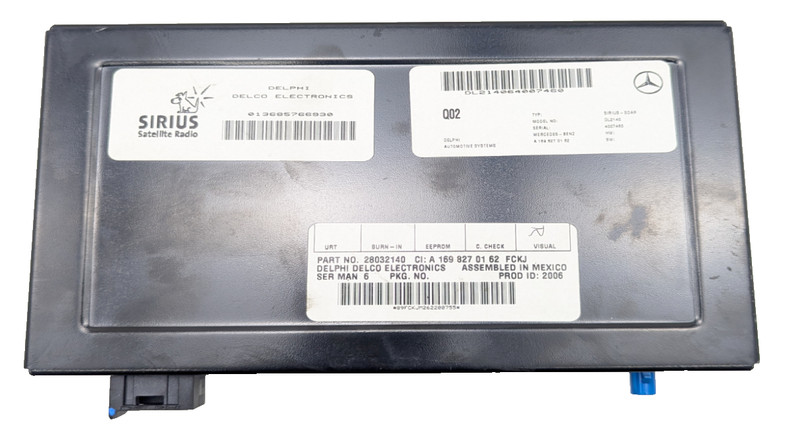 03-09 Mercede W211 E350 GL450 ML320 CL550 Sirius Satellite Radio Receiver OEM���