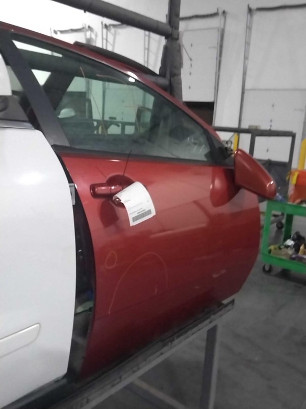 2009 Mitsubishi Galant Right Front Door Red 119K Miles OEM Replacement Part