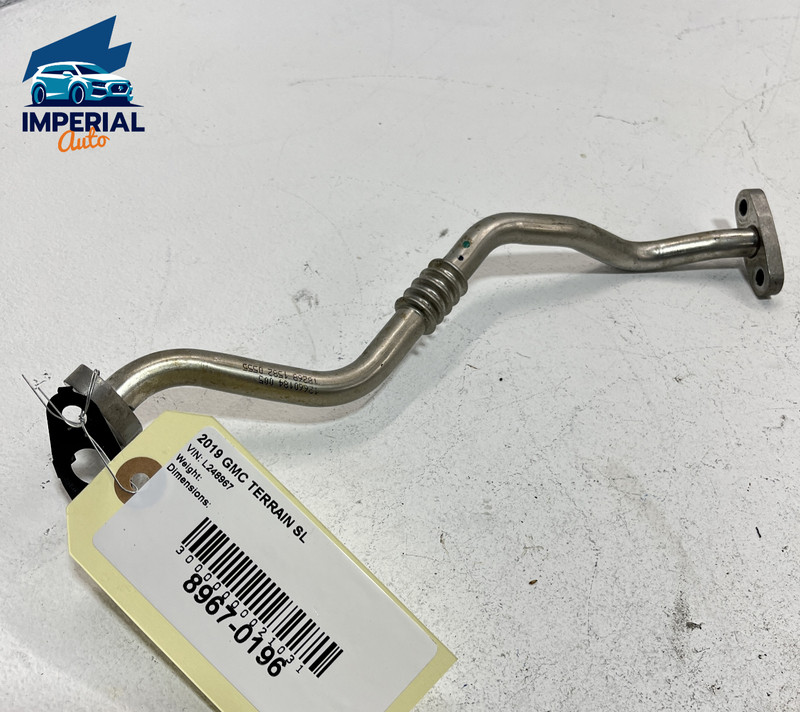 2018-2023 GMC TERRAIN SLE TURBOCHARGER OIL OUTLET RETURN HOSE PIPE TUBE OEM