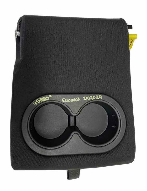 2018 2020 CHEVROLET EQUINOX REAR CENTER ARM REST CUP HOLDER BLACK CLOTH OEM