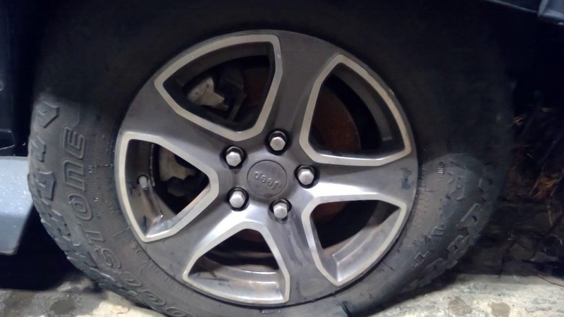 Rim Wheel 17x7-1/2 5 Aluminum Straight Spoke Fits 18-20 WRANGLER 1781291