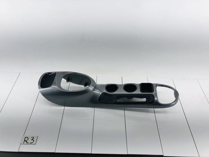 13-17 NISSAN JUKE FRONT CENTER CONSOLE BASE COVER TRIM PANEL W/ CUP HOLDER OEM