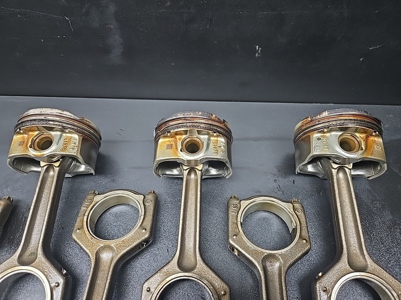 07-13 BMW E89 E90 E60 135i 335i 535i N54 Connecting Rod Piston Set/6 7576700 OE