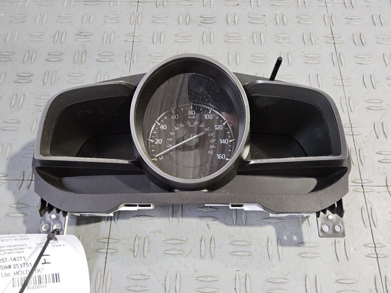2017-2018 Mazda 3 Speedometer Instrument Cluster 2.5L MPH w/o head-up display