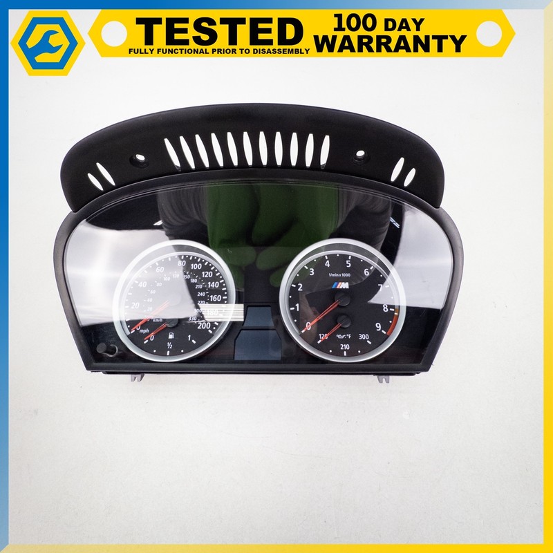06-10 BMW M6 M5 FRONT DASHBOARD INSTRUMENT CLUSTER SPEEDOMETER UNIT OEM