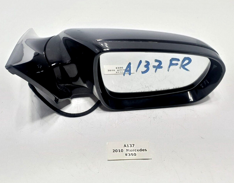 ✅ 2010 OEM Mercedes W207 E350 Front Right Passenger Side View Door Mirror Black