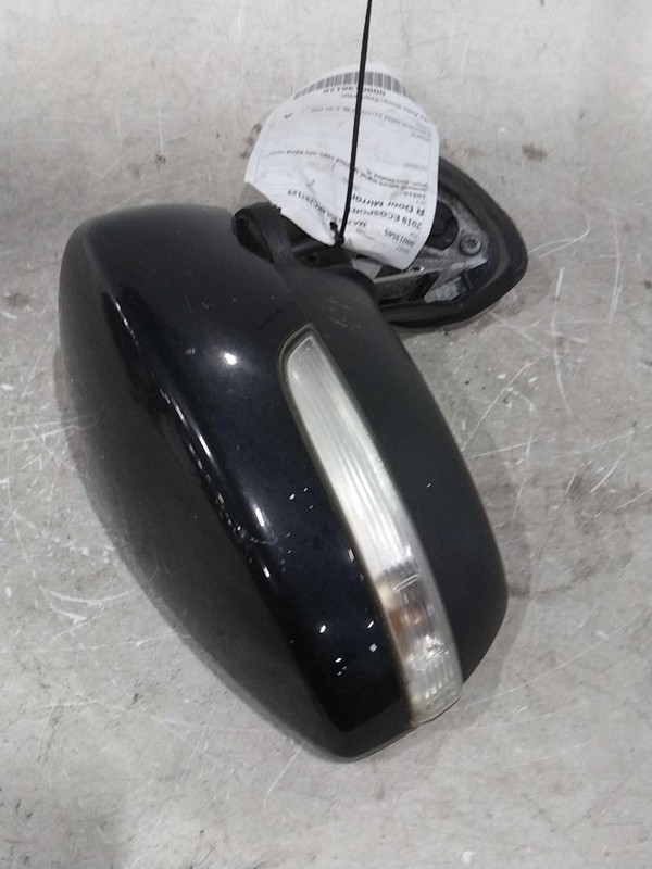 Used Right Door Mirror fits: 2019 Ford Ecosport power w/turn signal painted cap