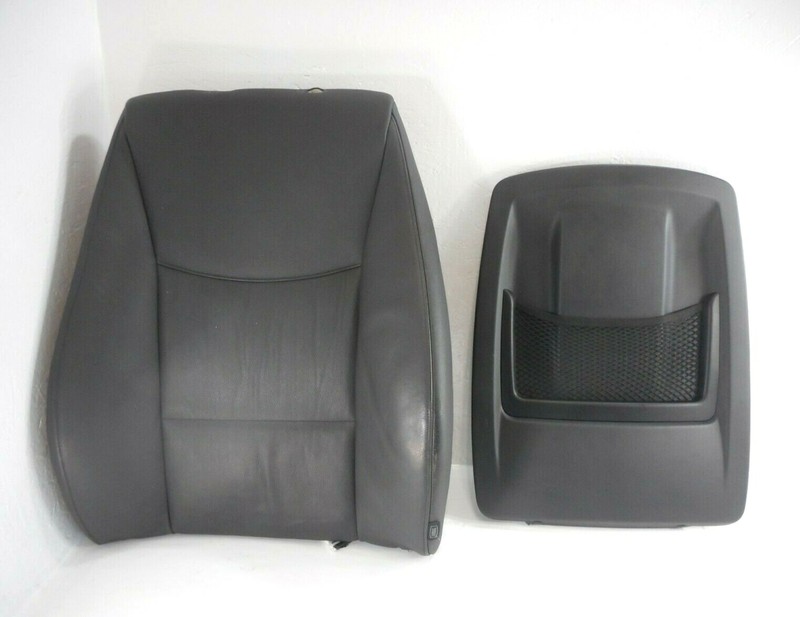 06 BMW 330i Sedan Wagon Front Driver Left Upper Back Seat Cushion OEM Black