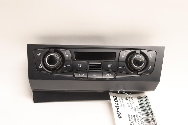 2008-2013 AUDI S5 A/C HEATER CLIMATE TEMPERATURE CONTROL PANEL OEM