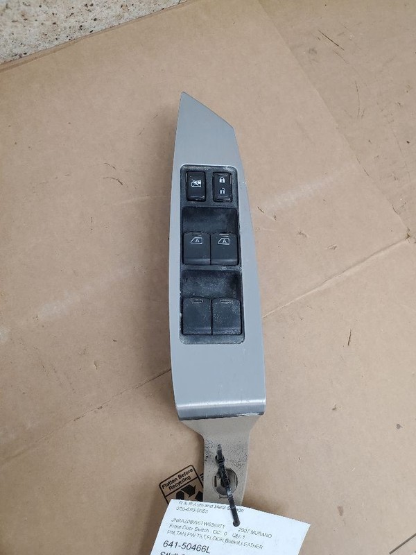 Driver Front Door Switch Driver's Lock And Window Fits 07 MURANO 292591