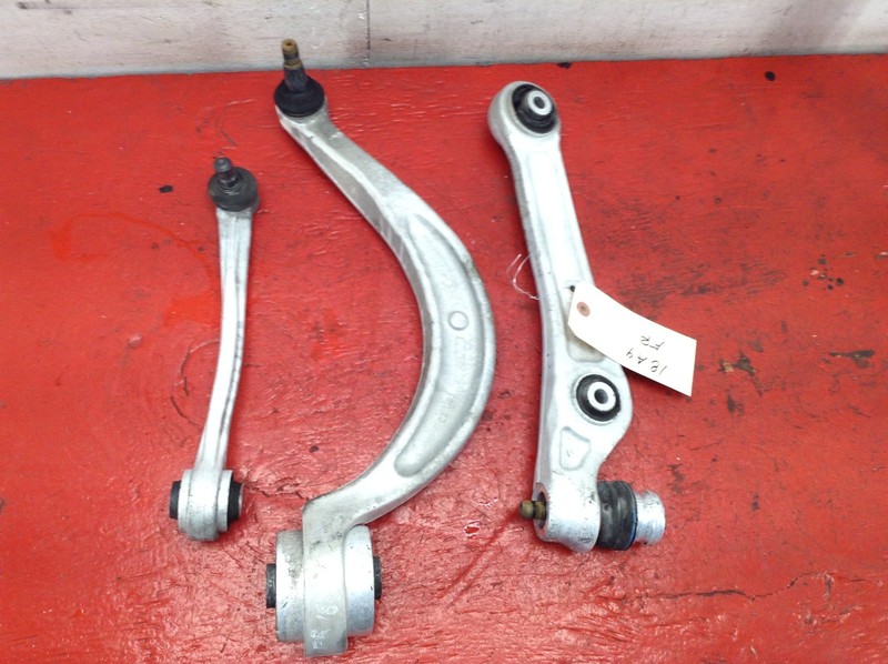 17-19 AUDI A4 FWD FRONT RIGHT PASSENGER SIDE CONTROL ARM SET OF 3 ITEMS OEM