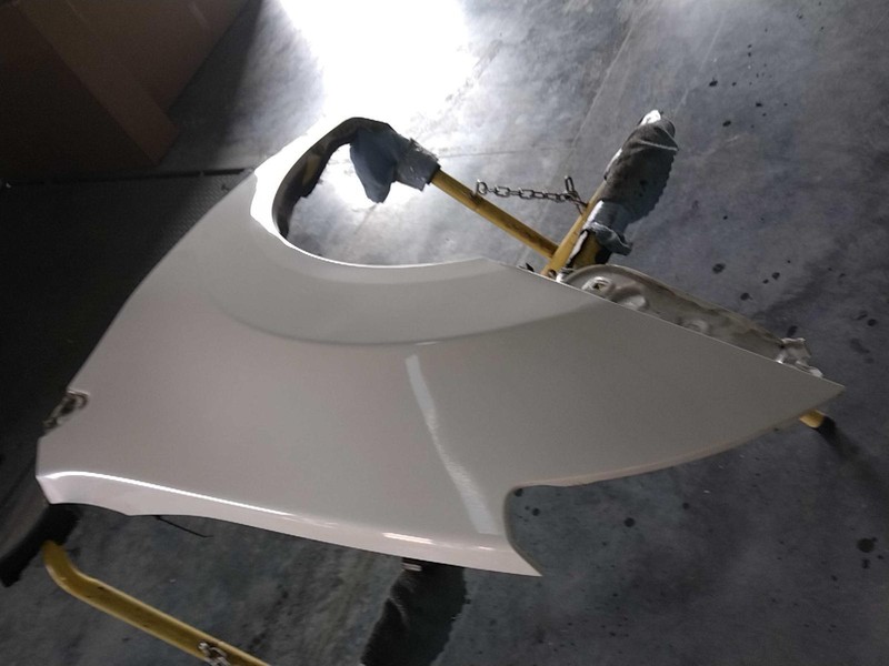 2012 Nissan Rogue Front Left Fender White 132532 Used 127K Miles