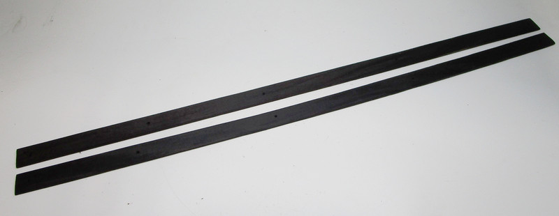 Marine Boat Vintage Teak Wood Wall Deck Trim Insert Set 53 1/2" x 1 7/8" x 1/4"