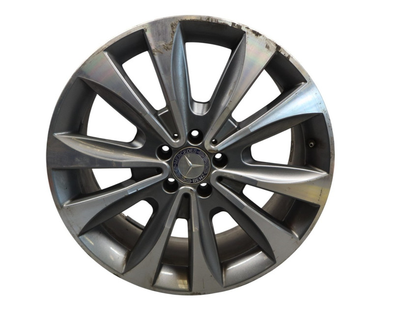 13-16 Mercedes X166 GL450 GL550 8.5 X R20 20" Wheel Rim Silver 1664012802 Oem
