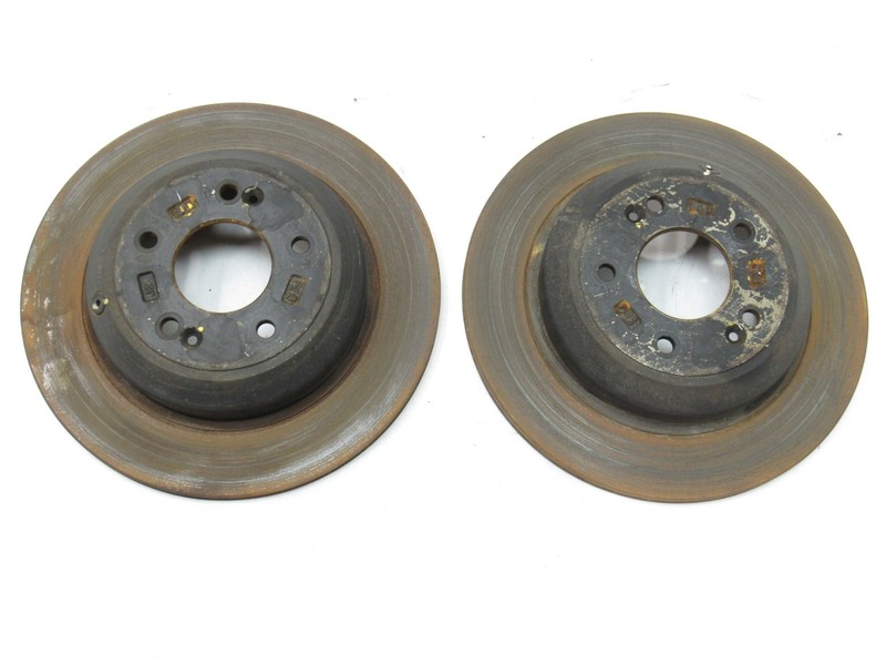 Genesis G70 2020 2.0L RWD Rear Left Right Brake Disc Rotor Set Pair 19-24 |@1