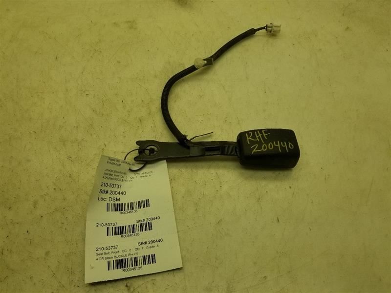 2016 SCION IM PASSENGER SIDE FRONT SEAT BELT BUCKLE ASSEMBLY
