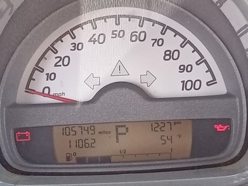 2009 SMART Car Speedometer 54870 cluster (MPH) US from VIN 222626 thru 239999