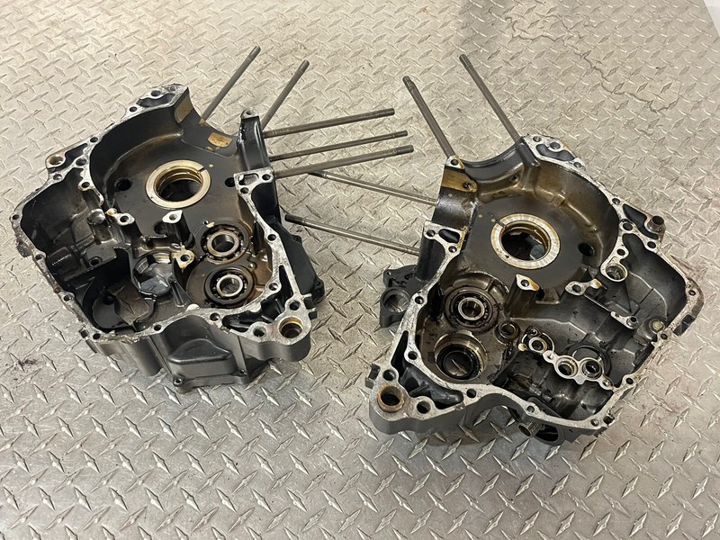 03 Honda VT 750 Shadow Engine Motor Crank Case Crankcase Set Cases VT750 Set