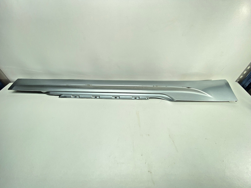 06-10 BMW E63 M6 Right Passenger Side Skirt Rocker Panel Silverstone Metalic OEM