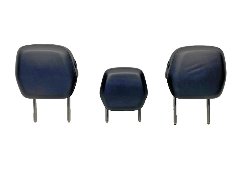 11-14 PORSCHE CAYENNE 3.6L 2ND ROW HEADREST SET OF 3 OEM #A0.61