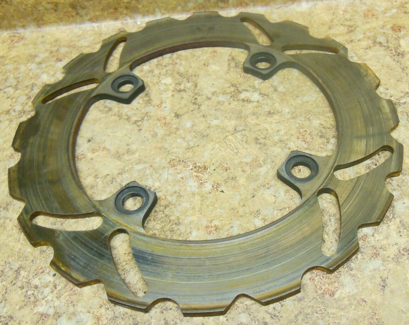 2001 Honda CBR600F4 CBR 600 F4 CBR600 Rear Disk Brake Rotor Back 01