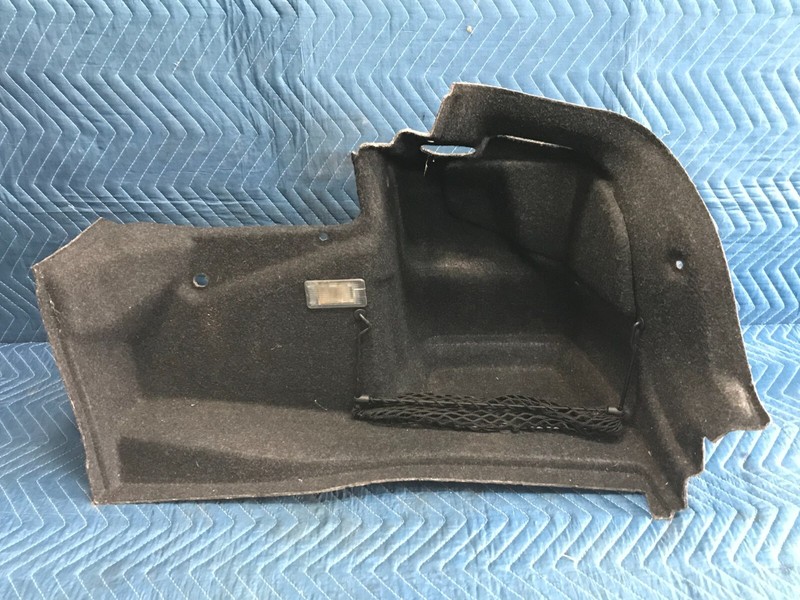 08-13 Bmw 135i Rear Right Side Trunk Cargo Carpet Liner Cover Trim OEM 7241234