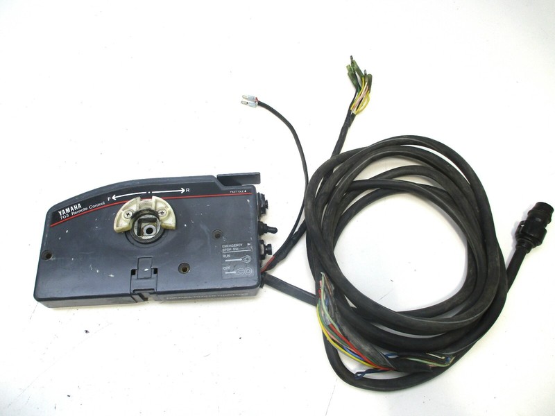 703 Yamaha Outboard Boat Pull To Open Remote Control Box For Parts Only