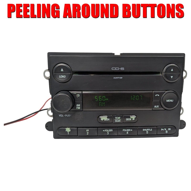 2008 09 10 Ford F250 F350 Radio Receiver 6 Disc Changer CD Player 8C3T-18C815-FB