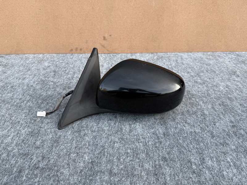 NISSAN 370Z 2009-2021 OEM LEFT DRIVER DOOR MIRROR ASSEMBLY (BLACK)
