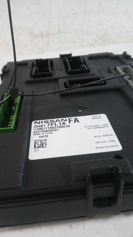 2019 Nissan Rogue Sport Body Control Module OEM 284B17FL1A 33K Miles Red