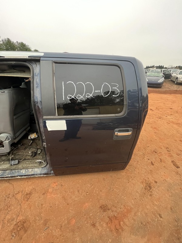 2009-2014 FORD F150 F-150 CREW CAB REAR LEFT DRIVER SIDE DOOR OEM BLUE N1