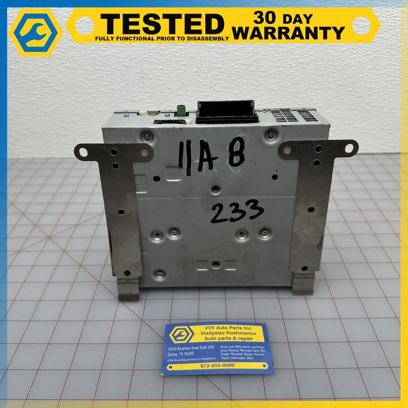 11-14 Audi S8 A8 Quattro SATELLITE RADIO RECEIVER CONTROL MODULE OEM