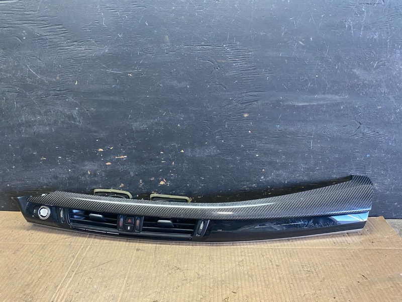 2016 2017 2018 BMW X5M F85 Dash Carbon Trim Start Button Vent S0317 DG