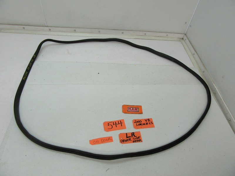 LINCOLN LS BACK LEFT REAR DOOR SEAL RUBBER WEATHER STRIP DRIVER SIDE L LH LR