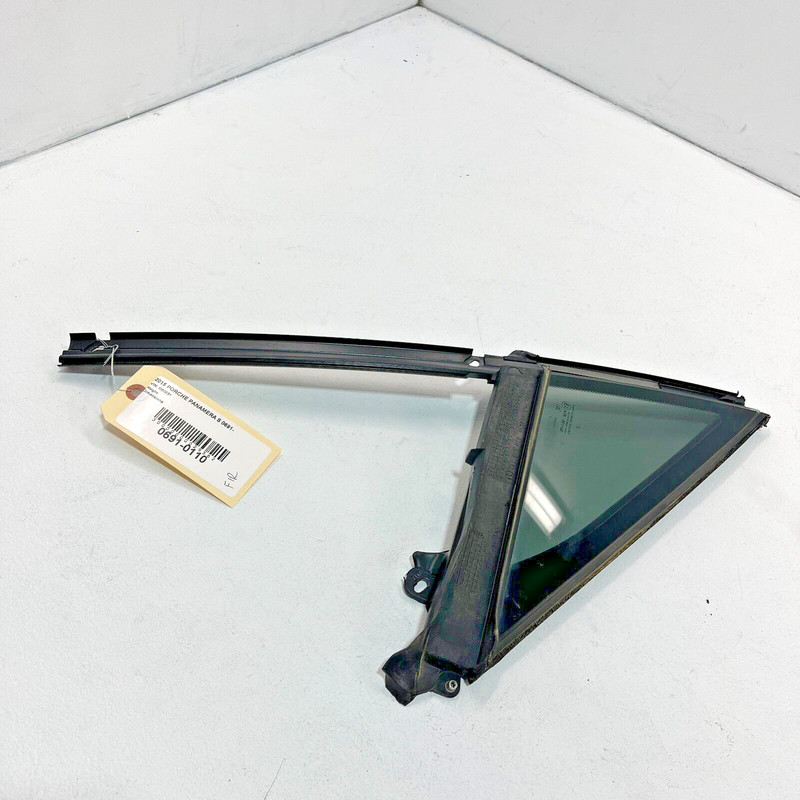 2010 - 2016 PORSCHE PANAMERA FRONT RIGHT PASSENGER DOOR QUARTER WINDOW GLASS OEM
