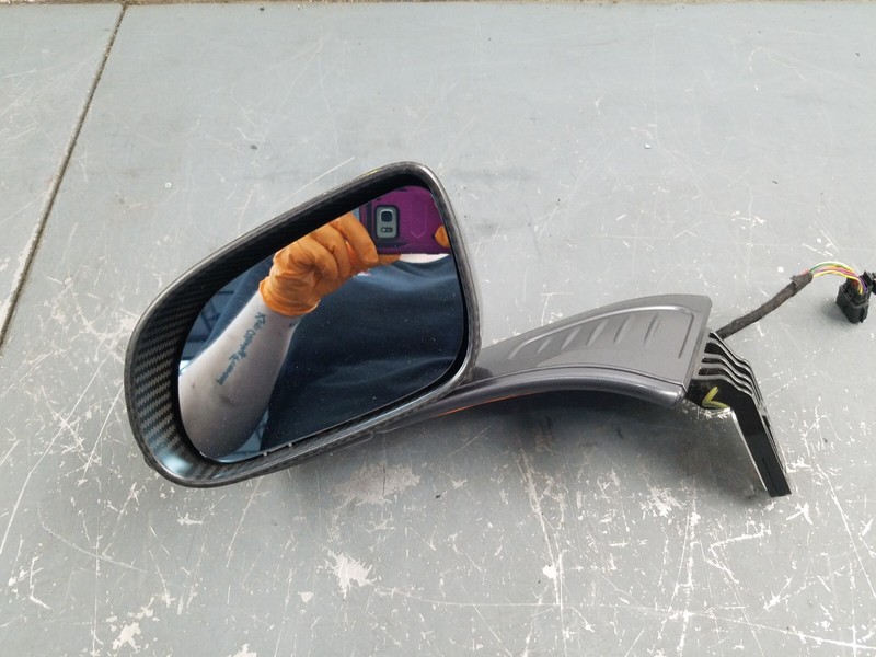 2016 McLaren 675LT Spider Left Driver Side Carbon Mirror- ** #5556 P11