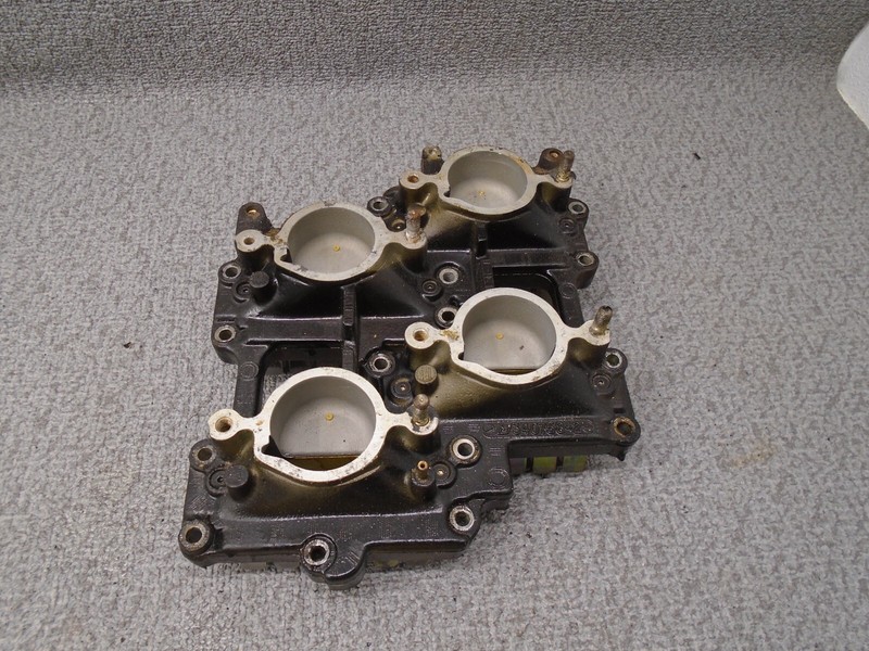 INTAKE MANIFOLD w REED BOX'S 0397497/0340758-2 JOHNSON EVINRUDE 87-92 140-225 HP