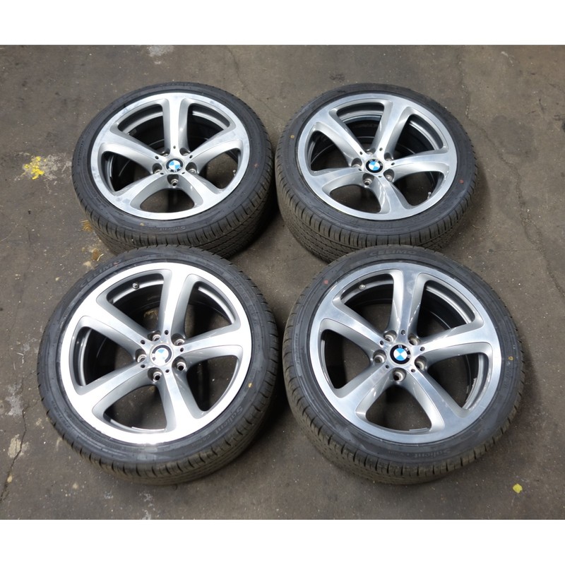 06-10 BMW E63 E64 6-Series 19" Staggered Style 249 Wheel Rim Set w/ Tires OEM