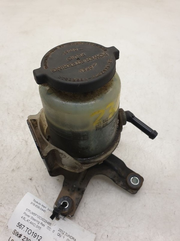 2012 TOYOTA TUNDRA SR5 4.6L 4WD AT POWER STEERING RESERVOIR